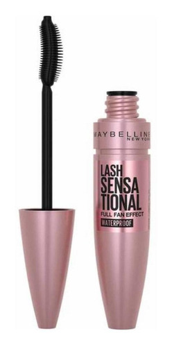 Imagen 1 de 3 de Pestañina Maybelline Lash Sensational waterproof 9ml color very black