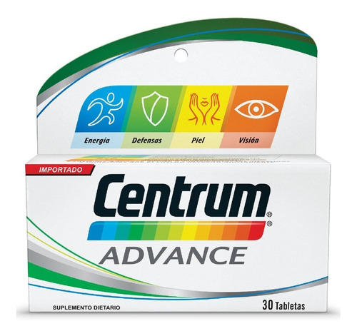 Centrum Advance Frasco X 30 Tab - Unidad a $1210