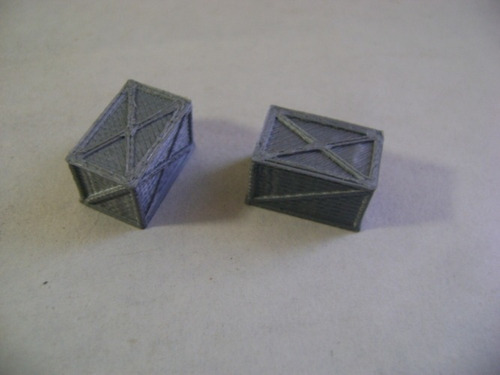 Imagen 5 de 10 de Nico 6 Cajas Carga De Vagones Miniature World H0 (mnw 63)