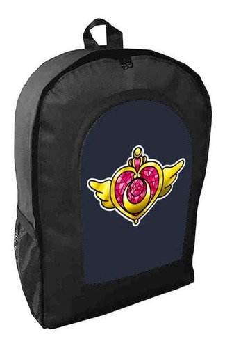 Mochila Negra Sailor Moon Adulto / Escolar A1