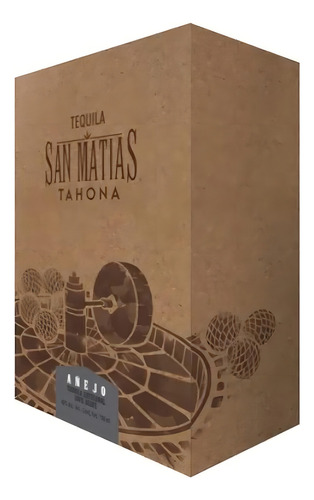 Pack De 6 Tequila San Matias Tahona Añejo 750 Ml