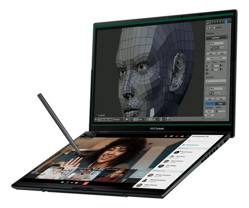 Asus UX8406CA-PS99T Zenbook Duo 14 Oled Intel 9 32gb 1tb Pantalla Táctil Inkwell Gray