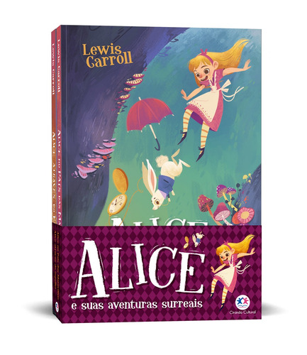 Alice e suas aventuras surreais, de Carrol, Lewis. Ciranda Cultural Editora E Distribuidora Ltda., capa mole em português, 2020