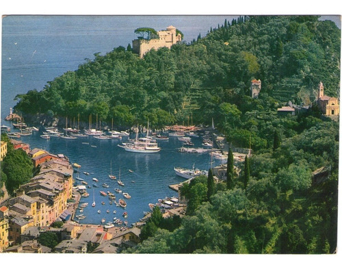 Postal Antigua, Tarjeta Postal.italia. Portofino, 1967/