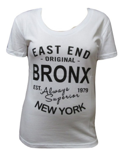 Remera Bronx Original East End Original Mujer Dxt