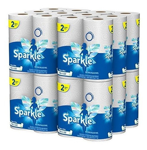 Sparkle Rollos De Cocina, 24 Gigante + = 46 Rolls Rolls Regu