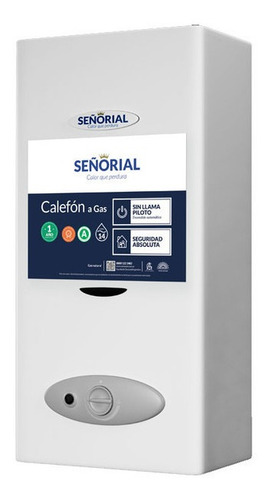 Imagen 1 de 6 de Calefon Señorial 14 Litros Gas Natural