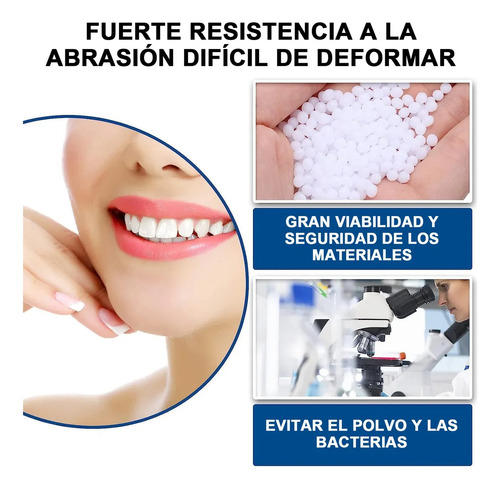 Set Dientes Postizos Temporal Falsos Reparación Dental