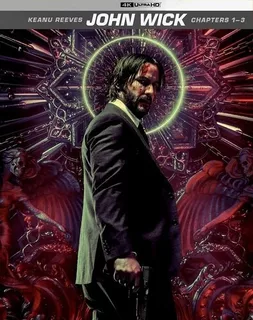 4k Ultra Hd John Wick Chapters 1-3 Lacrado Importado