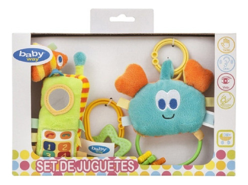 Movíl Bebe Set De Juguetes Soft Baby Way J3