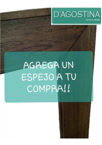 Vanitory Madera Maciza Bacha Excelente Cajón 60cm
