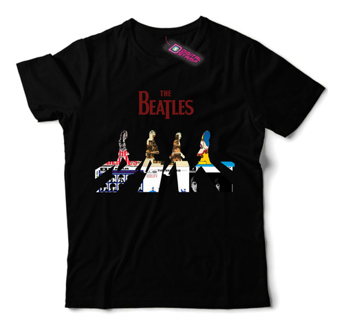 Remera The Beatles Abbey Road Rp35 Dtg Premium