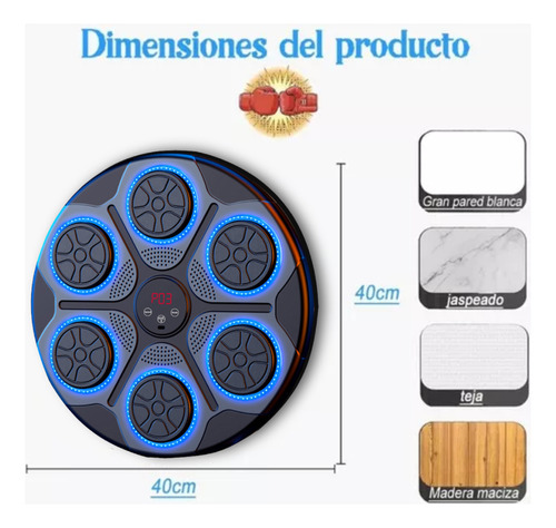 Máquina De Boxeo Karate Musical Bluetooth Inteligente