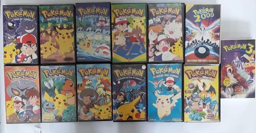 Coleção Pokémon Vhs, Filme e Série Pokémon Usado 83905718