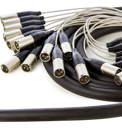 Multicabos Conectores Xlr 24 Canais Amphenol - 4 Metros