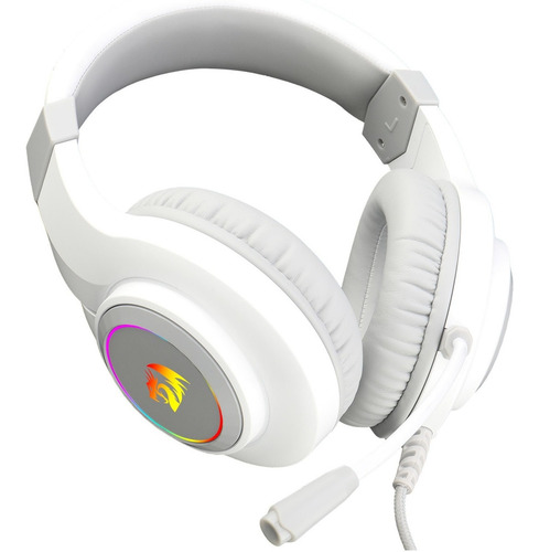 Imagen 5 de 8 de Auriculares Gamer Redragon H260 Hylas Blanco Con Luz Led Rgb