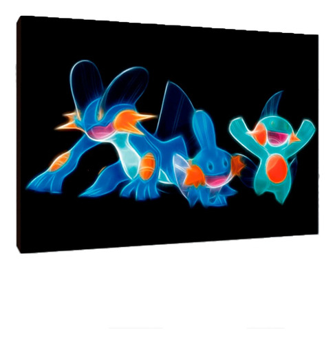 Cuadros Poster Pokemon Mudkip Evolucion 33x48 (ppt 1)
