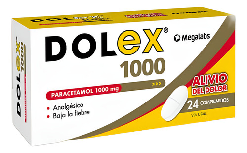 Dolex® 1000mg X 24 Comprimidos | AnaLGésico Paracetamol