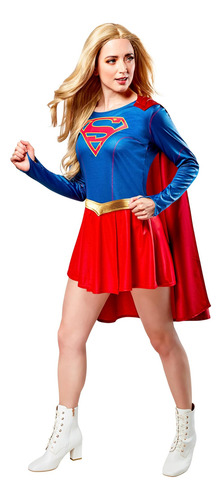 Rubies Mujer Supergirl Tv Show Dress Disfraces De Tamaño Adu