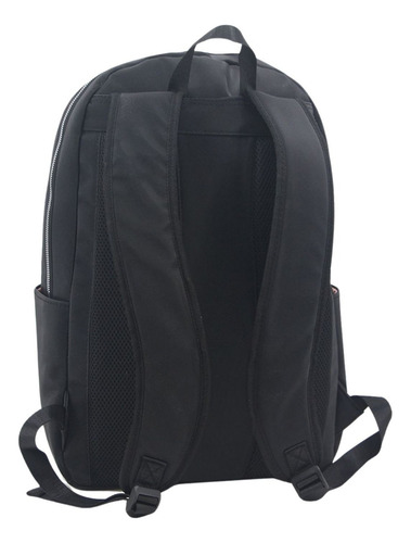 Mochila Pu Portanotebook Vicco Amayra Color Negro Diseño De La Tela Liso