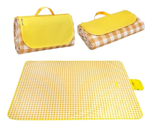 Alfombra Manta Bolso Para Picnic, Camping, Playa Impermeable