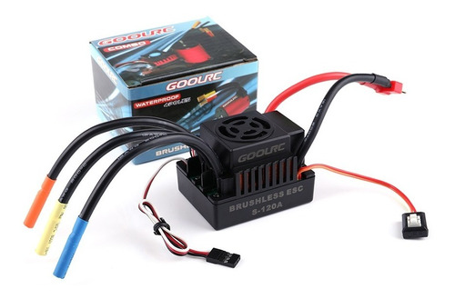 Goolrc S -120a Sin Escobillas Esc Eléctrico Velocidad Contr