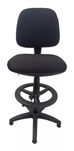 Silla De Oficina Cajero Alta Reclinable Negro Comoda Zeyrum 