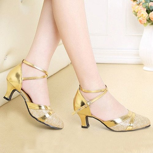 De Mujer Salón Tango Salsa Latino Zapatos De Baile Sequi2241