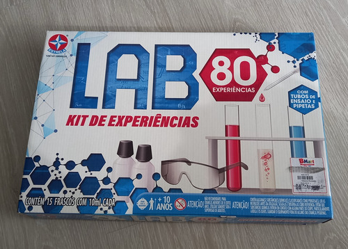 Kit De Experiências Lab 80 Estrela - Completo (Usado)