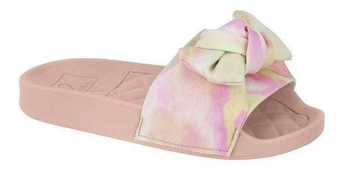 Imagem 2 de 2 de Chinelo Com Laço Slide Infantil Molekinha