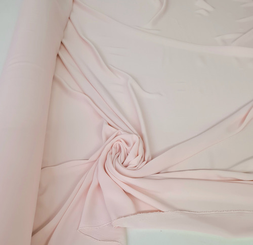 1x1,5m Soft Peach Fleur Chiffon Aveludado Promoção Rosa Bebê Liso