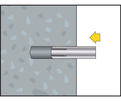 Tarugo Metalico Expansivo 6 Mm Para Hormigon Cja 100un 96sap
