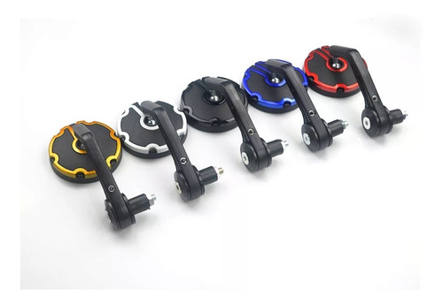 Imagen 3 de 3 de Espejos Retrovisores Para Moto Cafe Racer Bobber Universales