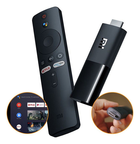 Mi Tv Stick Android Tv Xioami Cromecast Google Asistant