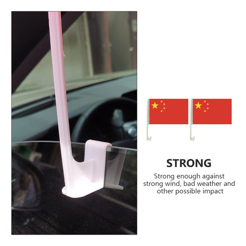 Mini Flags, Mástil Chino Para Coche Y Camión, 2 Juegos