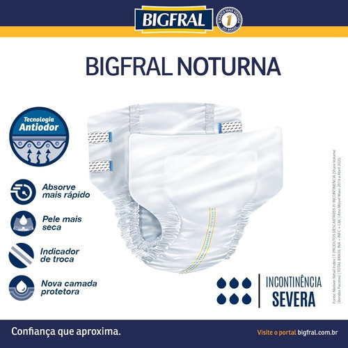 Kit Fralda Bigfral Noturna G + Toalha Umedecida