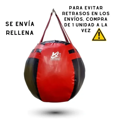 Costal Bola Redondo 45kg Saco De Boxeo Bola Upper Muay Thai