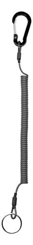 6 Cordón Retráctil Seguro En Espiral, Cordones De Negro