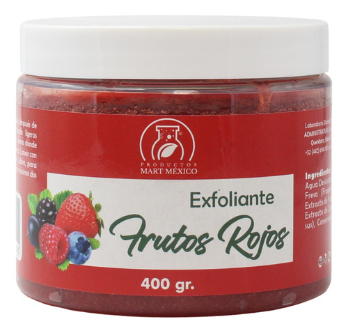  Exfoliante De Frutos Rojos Facial & Corporal (400 Grs)