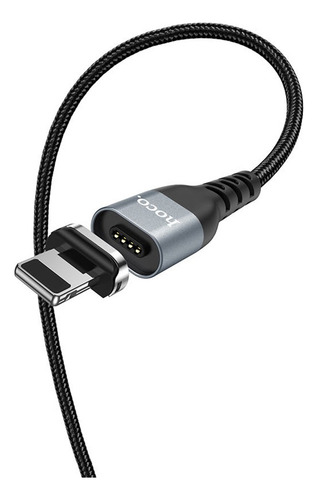 Cable Magnetico Usb A Lightning 1.2m Hoco U96 Negro Calidad