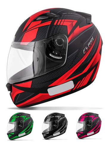 Capacete Moto Unissex Fechado Ebf Varias Cores/tamanho