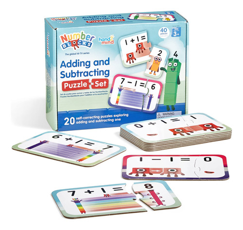 Juego De Rompecabezas Hand2mind Numberblocks: Suma Y Resta