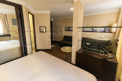 Imagem 9 de 15 de Flat Transamérica International Plaza Disponível Para Venda Com 29m² E 01 Vaga De Garagem - Sf35210