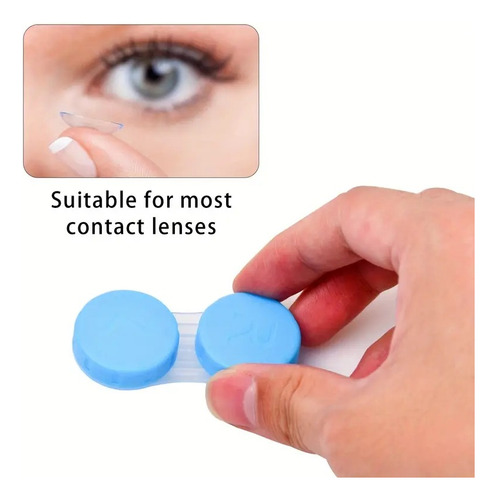 10 Estuches Para Lentes De Contacto Pack De Varios Colores