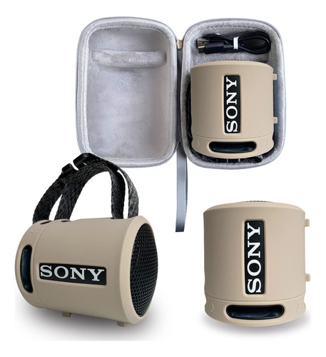 Funda De Silicona Y Funda Rígida Para Sony Srs-xb13 Extra Ba