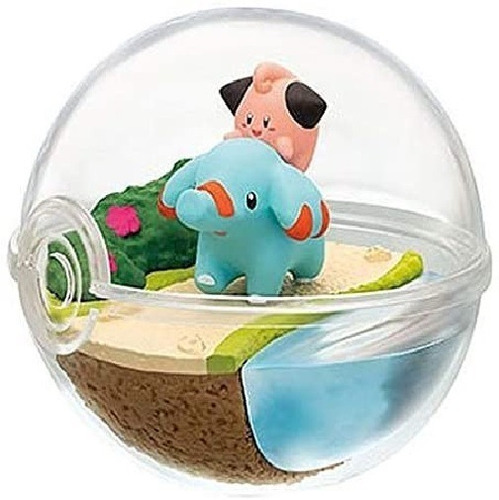 Pokémon Terrarium Collection 7 Figura Phanpy & Cleffa