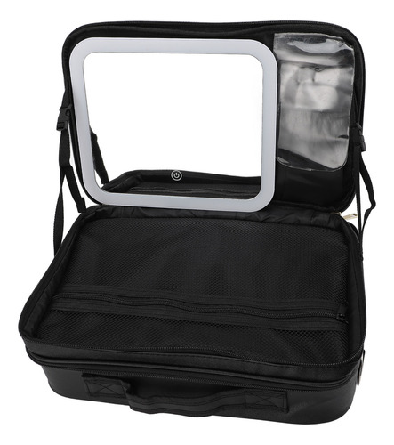 Bolsa De Maquillaje De Viaje Con Espejo Y 3 Temperaturas De