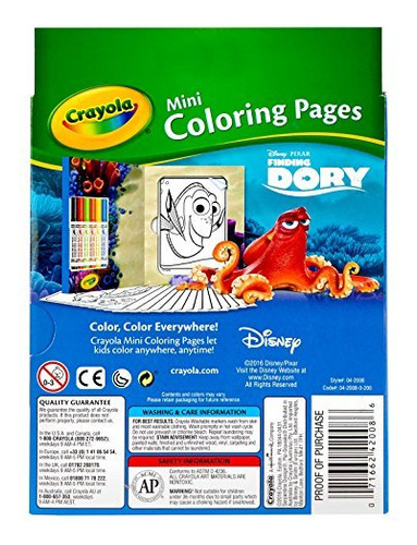 Dibujos Para Colorear Crayola Buscando A Dory Con 6 Rotulado