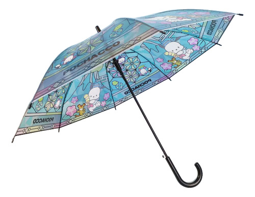Paraguas Largos Traslucidos Diseño Sanrio Kawaii Cod-585 Pochacco