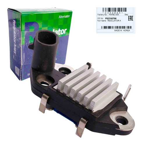 Imagen 3 de 8 de Regulador Alternador Matiz 1997 1998 1999 2000 2 Pines Orig